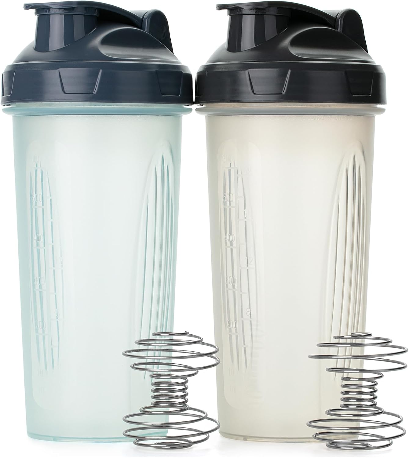 - Shaker Bottles for Protein Mixes, 28 Oz, 2 Pack, 2 Colors, Protein Shaker Bottle with Wire Whisk Ball, Shaker Cup, Mixer Bottle, Protein Shake Bottles, Protein Bottle, Protein Shake Bottle